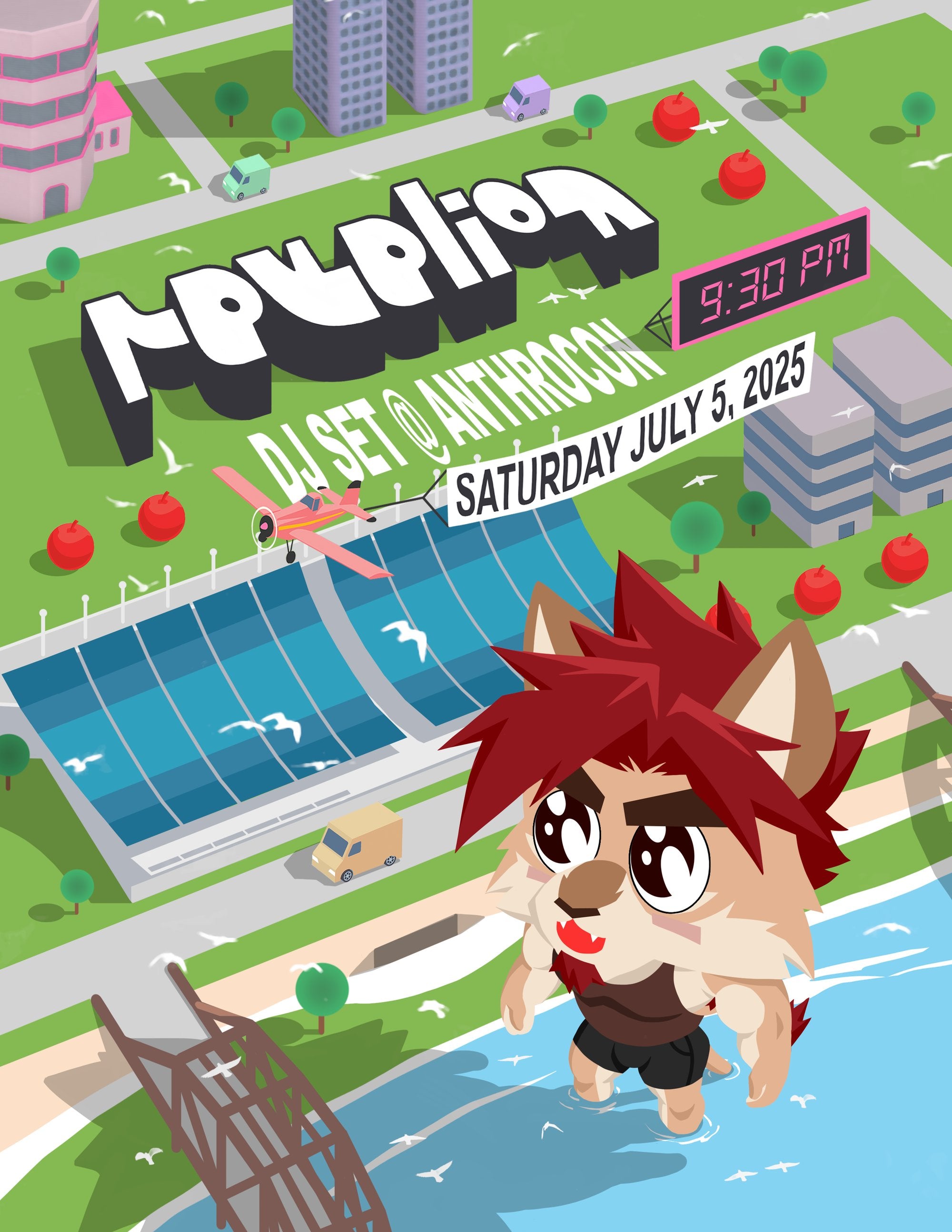 Anthrocon 2025 Flyer