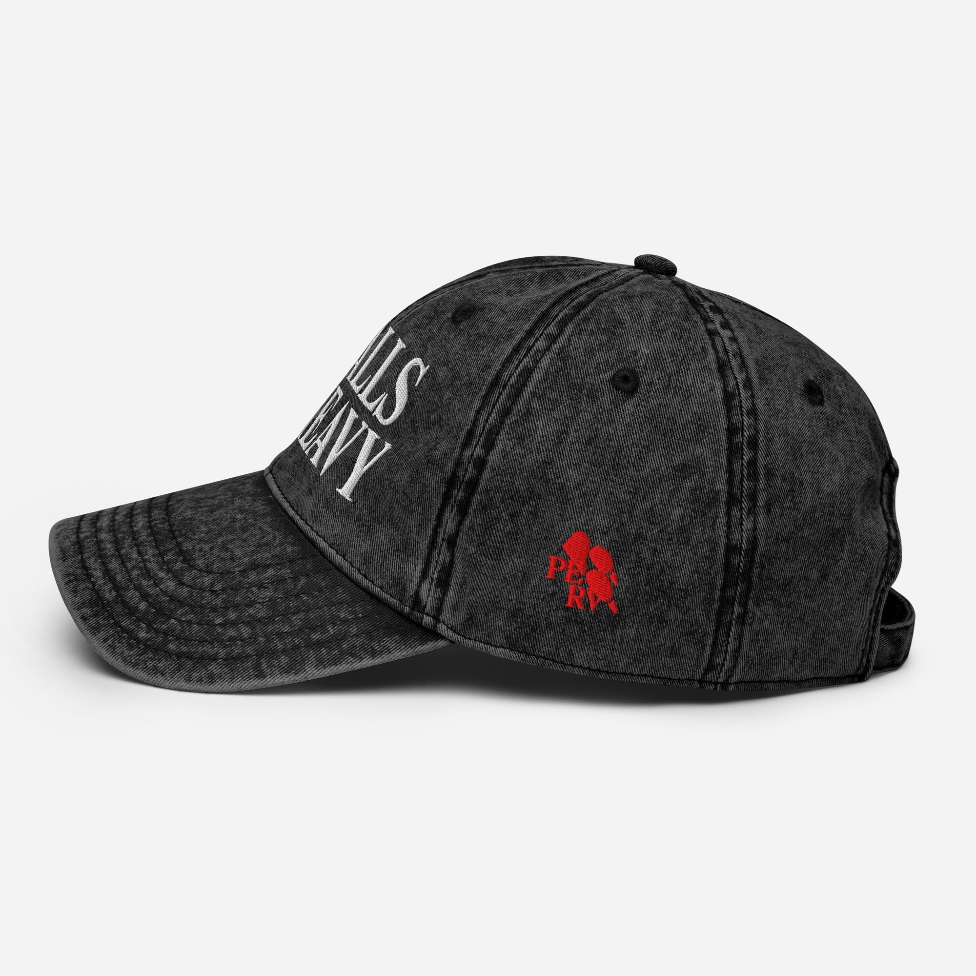 "My Balls Sag Heavy" Distressed Hat